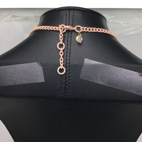 J. Crew Rhinestone Geometric Necklace - Picture 3 of 5